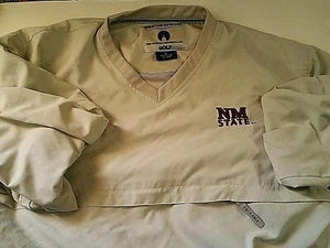 NM State University Long-Sleeve, All-Weather, Golf Polo Pullover Shirt Sz XL zip - Picture 1 of 11