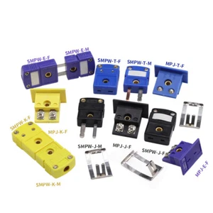 Miniatura Termocoppia Maschio Femmina Connettore K/T/J/E Presa Mini Piatti - Foto 1 di 10