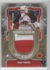 2012-13 ITG Between the Pipes Game-Used Jersey Gold Vault Teal 1/1 Mac Engel 0s5