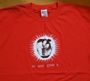*2000 THE WHITE STRIPES* vtg rock concert tour tee t-shirt (XL) 1990's Jack Y2K - Picture 1 of 4
