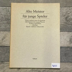 Alte Meister fur Junge Spieler Old Master for Young Players for Violin and Piano - Picture 1 of 3