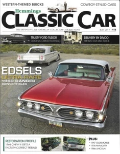 HEMMINGS CLASSIC CAR 2014 JULY - '60 EDSELS, 64 CHEVY II REBUILD, '47 OLDS - Imagen 1 de 1