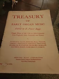 Treasury Of Early Organ Music Organ Classics Edited By E. Power Biggs (1947) - Picture 1 of 3