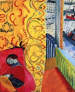 Asleep – Sigrid Hjertén Vibrant Fauvist Interior Scene Giclée Fine Art Print - Picture 1 of 2