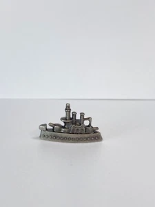 Monopoly Replacement Token Pewter Tone Monopoly Battleship - Picture 1 of 1