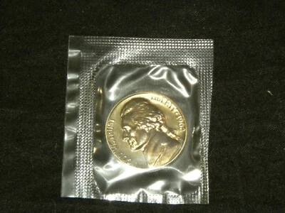 1962 Jefferson Nickel Gem Proof  In Original Proof Set Cellophane - Image 1 of 2