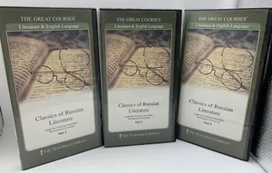 The Great Courses Classics Of Russian Literature DVDs 3 Vol Harvard (c) - Picture 1 of 10