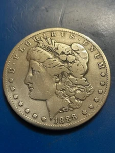 1888 o Morgan Silver Dollar - Picture 1 of 2