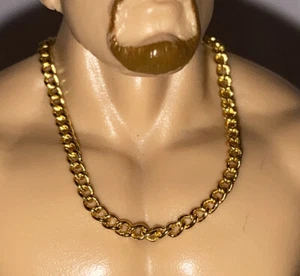 WWE Gold Chain Jewelry Necklace Mattel Figure Prop 1/12 F8 - Picture 1 of 2