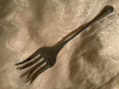 Vintage Mid-century Silver plated 11.5” Serving Fork, unbranded - Image 1 of 3