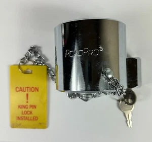 RoadPro King Pin Lock RPKPSL-2 Steel Anti-Theft 5th Wheel Lock - Picture 1 of 5