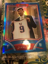YI JIANLIAN 2008-09 BOWMAN CHROME BLUE REFRACTOR 74/99