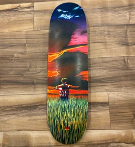 Real James Kelch Flyer Reissue Skateboard Deck 8.75" Slick Bottom Football Shape - Imagen 1 de 5