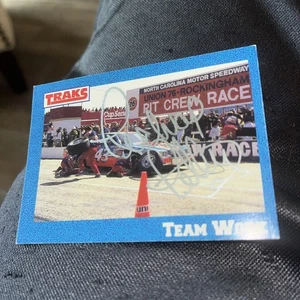 Richard Petty Signed Traks Card - Picture 1 of 1