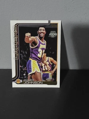 2025 Topps NBA Magic Johnson Gold Mirror SSP Lakers #255 - Image 1 of 2