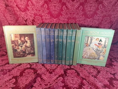 My Book House Complete 1-12 Volume + Books, Vintage Decoration, 1965 Vintage Foto 1 de 4