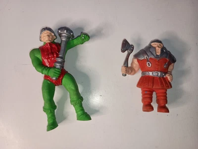 Masters of Universe MOTU Mini Figura Borrador Lote 1984 Juguetes Goma Ram Hombre en Armas Foto 1 de 2