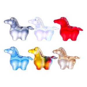 Estatuilla de caballo mecedor de cristal coleccionable adorno de caballo regalo de boda - Imagen 1 de 10