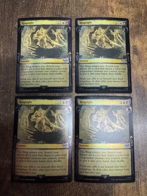4x Ringsight 0671 FOIL Showcase Scrolls MTG Lord Of The Rings Pack Fresh - Image 1 of 2