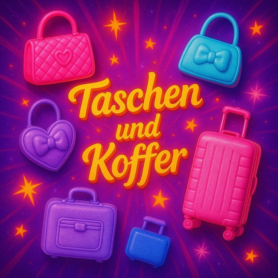 Top "Taschen und Koffer" für Barbie| My Scene| Bratz| Monster High| Modepuppen 2 - Bild 1 von 1