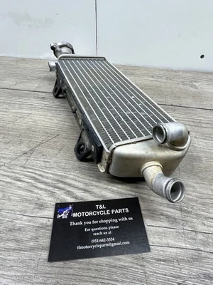 2019-2022 KTM 125 250 SX RADIATOR RIGHT FILL SIDE NEW STRAIGHT - Image 1 of 4