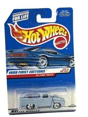 Camión Ford diecast Mattel vintage Hot Wheels 1999 primeras ediciones '56 nuevo en paquete Foto 1 de 4