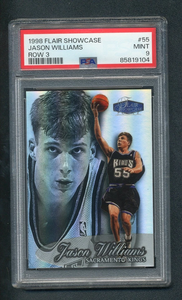 Flair Showcase Jason Williams Row 3 1998 #55 PSA ¡¡Como nuevo 9!! RARO!! Foto 1 de 1