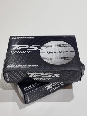 TaylorMade TP5x Stripe Golf Balls * 2 Dozen - 24 Balls White * Brand New - Image 1 of 4