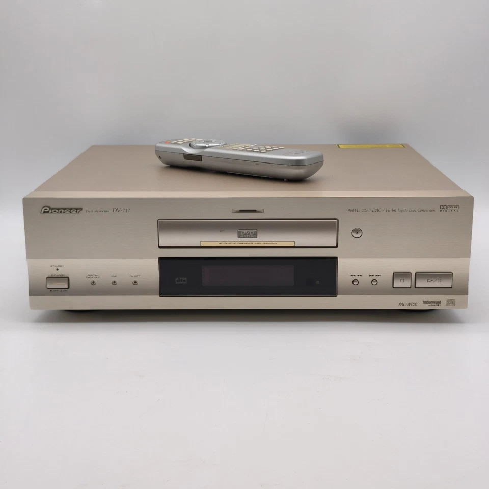 Pioneer DV-717 DVD/CD-Player | Professionell Revidiert | Inkl. Fernbedienung - Bild 1 von 4