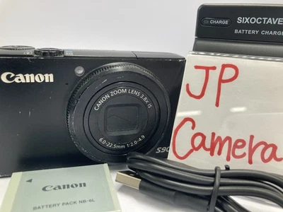 Excelente cámara digital compacta Canon PowerShot S90 10,0 MP negra 1824 Foto 1 de 4