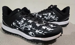 Boombah Mens Turf Shoes Black USA America Mens 9 - Picture 1 of 8
