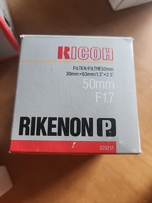 Ricoh Rikenon P 50mm f1.7 Manual Focus Standard Prime Lens K Mount - Image 1 of 4