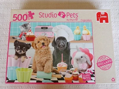 Rompecabezas completo Jumbo 19350 Studio Pets de Myrna Cupcakes 500 piezas 2015 Foto 1 de 4