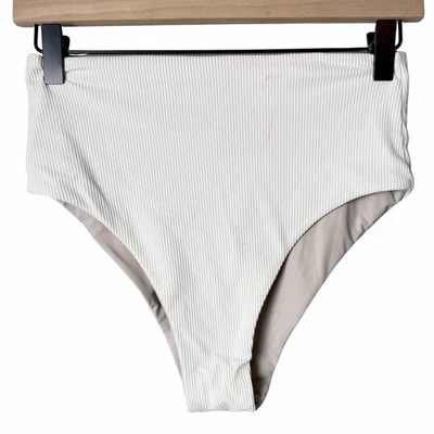 Lululemon Clear Waters Ribbed High-Waist Skimpy Bikini Bottom Ivory - Image 1 of 4