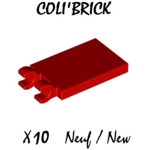 Lego 30350b - 10x Drapeau Tile Modified 2x3 Flag - Rouge / Red - NEW - Imagen 1 de 1