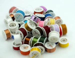 Fly Tying Grab Bag - 50 Rolls - Assorted Colors Tinsel Floss Dubbing Yarn - Picture 1 of 1