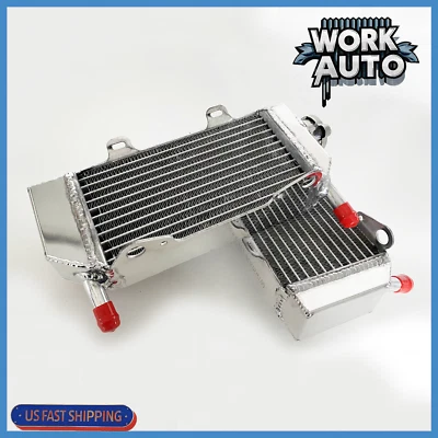 Left & Right Radiator Fits Honda 2004-2009 CRF250R/ 2004-2017 CRF250X Aluminum - Image 1 of 4