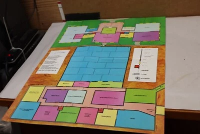 TSR X-Men 1984 módulo de juego mapa de mansión Foto 1 de 2