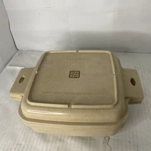 Vintage LittonWare Microwave Cookware 1 Qt Casserole Dish 39275 W/ Lid 39274 - Picture 1 of 4