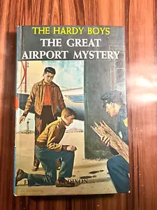 The Hardy Boys The Great Airpot Mystery Franklin W Dixon 1971 Hardcover Book #9 - Picture 1 of 12