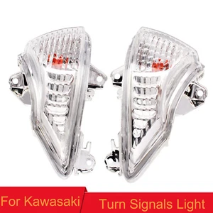 Front Turn Signals For Kawasaki ER-6N Ninja 650R EX650 2009-2011 Indicator Light - Bild 1 von 8