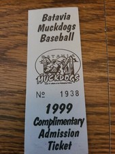 1999 Batavia Muckdogs Ticket Stub