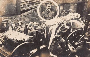 POSTCARD - WW1 - UNKNOWN SOLDIERS FUNERAL - POLICE CONNECTION - GUN CARRIAGE - Imagen 1 de 3