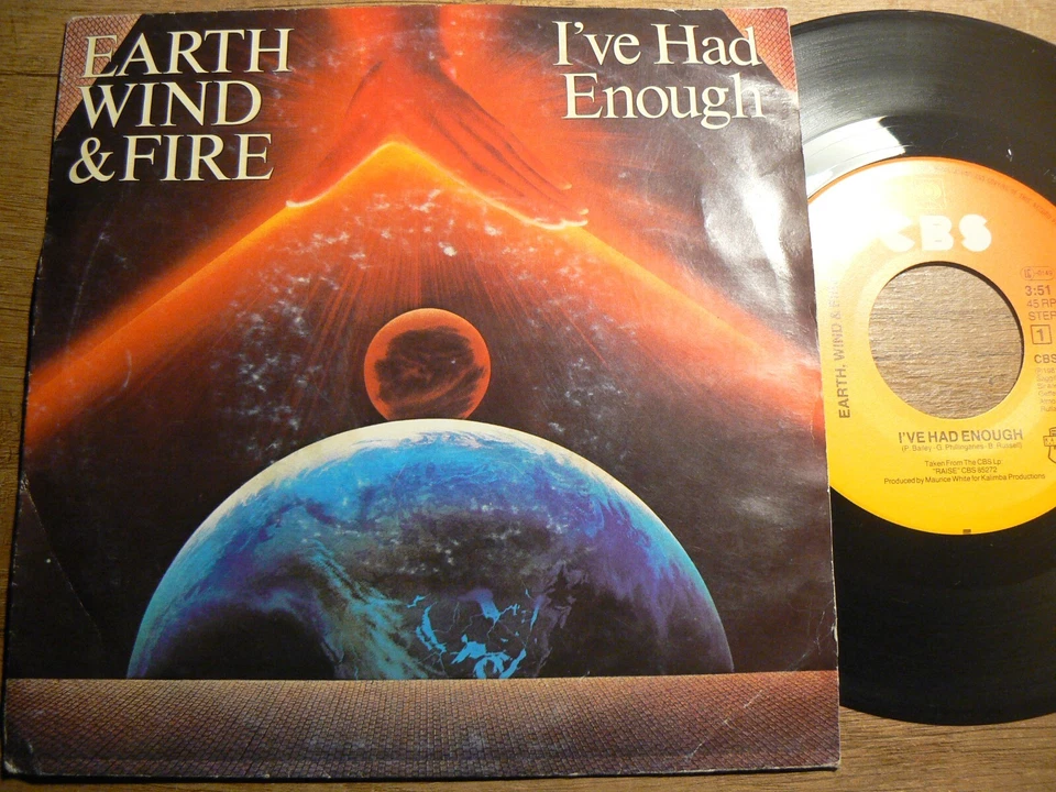 .  45 tours Earth wind & fire I've had enough - Photo 1/1