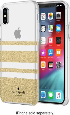 NUEVA Funda protectora Kate Spade NY (Oro Charlotte) para Apple® iPhone® XS MAX Foto 1 de 3