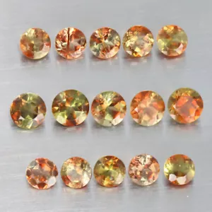 2.545 CT AMAZING RARE NATURAL BRAZILIAN BROWINSH ORANGE ANDALUSITE GEM STONE LOT - Picture 1 of 2