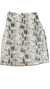 NWT Commando Faux Leather Animal Mini Skort Size S-Fog Python - Picture 1 of 5