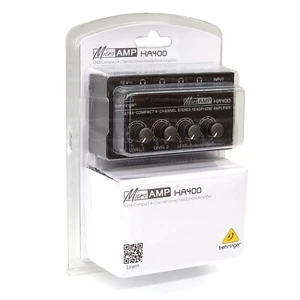 Behringer MicroAMP HA400 Headphone Amplifier 1/4 inch 6.35mm Jack - Picture 1 of 18