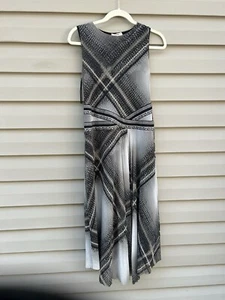 Fuzzi Jean Paul Gaultier $586 Mesh Stretch Weave Plaid Y2K Dress Large Wool Goth - Bild 1 von 7