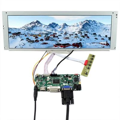 14.9inch 1280x390 LTA149B780F LCD Display with M.NT68676 HD VGA DVI BOARD - Image 1 of 4